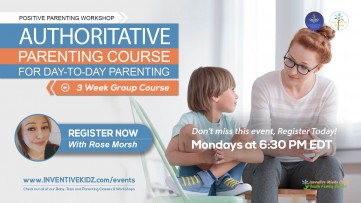 Authoritative Parenting Course For Day-To-Day Parenting (Mondays)